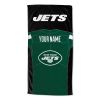 [Personalization Only] OFFICIAL NFL Jersey Personalized Beach Towel - New York Jets - Personalization Only