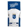 [Personalization Only] OFFICIAL MLB Jersey Personalized Beach Towel - Kansas City Royals - Personalization Only