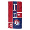 [Personalization Only] OFFICIAL MLB Colorblock Beach Towel - Rangers - Personalization Only