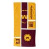 [Personalization Only] OFFICIAL NFL Colorblock Personalized Beach Towel - Washington - Personalization Only