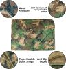 Kylebooker Camo Woobie Blanket Waterproof Poncho Liner for Outdoor Camping;  Hiking;  Hunting;  Survival;  Backpacking;  Picnicking - US Woodland Camo