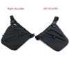 Men's Nylon Shoulder Bag; Multifunctional Concealed Tactical Storage Bag; Holster - Tan Left - Nylon