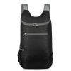 1pc Outdoor Portable Backpack For Camping; Hiking; Sports; Lightweight Cycling Bag For Men; Women; Kids; Adults - Black*3