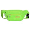 Casual Multifunctional Waist Bag; Adjustable Durable Large Capacity Messenger Bag For Outdoor Sports Running Walking - Black*4