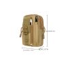 Waist Pouch; Portal Wasit Bag For Camping; Travel; Running - Khaki