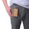 Outdoor Mini EDC Molle Pouch Waist Belt Bag For Camping Hiking Traveling - Black*3