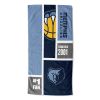 [Personalization Only] OFFICIAL NBA Colorblock Personalized Beach Towel - Memphis Grizzlies - Personalization Only