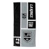 [Personalization Only] OFFICIAL NHL Colorblock Personalized Beach Towel - Los Angeles Kings - Personalization Only