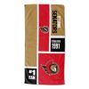 [Personalization Only] OFFICIAL NHL Colorblock Personalized Beach Towel - Ottawa Senators - Personalization Only