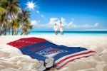 [Personalization Only] OFFICIAL NHL Jersey Personalized Beach Towel - NY Rangers - Personalization Only