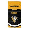 [Personalization Only] OFFICIAL NHL Jersey Personalized Beach Towel - Penguins - Personalization Only