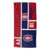 [Personalization Only] OFFICIAL NHL Colorblock Personalized Beach Towel - Montreal Canadiens - Personalization Only