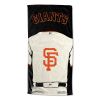 [Personalization Only] OFFICIAL MLB Jersey Personalized Beach Towel - San Francisco Giants - Personalization Only