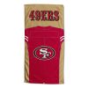 [Personalization Only] OFFICIAL NFL Jersey Personalized Beach Towel - San Francisco 49ers - Personalization Only