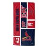 [Personalization Only] OFFICIAL MLB Colorblock Personalized Beach Towel - Cardinals - Personalization Only