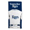 [Personalization Only] OFFICIAL MLB Jersey Personalized Beach Towel - Tampa Bay Rays - Personalization Only