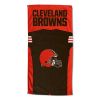 [Personalization Only] OFFICIAL NFL Jersey Personalized Beach Towel - Cleveland Browns - Personalization Only