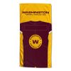 [Personalization Only] OFFICIAL NFL Jersey Personalized Beach Towel - Washington Football Team - Personalization Only