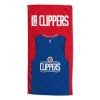 [Personalization Only] OFFICIAL NBA Jersey Personalized Beach Towel - Los Angeles Clippers - Personalization Only