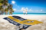 [Personalization Only] OFFICIAL NHL Colorblock Personalized Beach Towel - Nashville Predators - Personalization Only