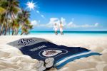 [Personalization Only] OFFICIAL NHL Jersey Personalized Beach Towel - Winnipeg Jets - Personalization Only