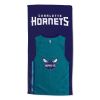 [Personalization Only] OFFICIAL NBA Jersey Personalized Beach Towel - Charlotte Hornets - Personalization Only