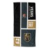 [Personalization Only] OFFICIAL NHL Colorblock Personalized Beach Towel - Vegas Golden Knights - Personalization Only