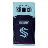 [Personalization Only] OFFICIAL NHL Jersey Personalized Beach Towel - Kraken - Personalization Only