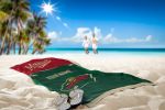 [Personalization Only] OFFICIAL NHL Jersey Personalized Beach Towel - Wild - Personalization Only