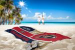 [Personalization Only] OFFICIAL NHL Colorblock Personalized Beach Towel - Florida Panthers - Personalization Only