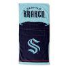 [Personalization Only] OFFICIAL NHL Jersey Personalized Beach Towel - Kraken - Personalization Only