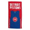 [Personalization Only] OFFICIAL NBA Jersey Personalized Beach Towel - Detroit Pistons - Personalization Only