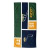 [Personalization Only] OFFICIAL NBA Colorblock Personalized Beach Towel - Utah Jazz - Personalization Only