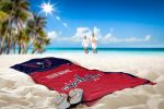 [Personalization Only] OFFICIAL NHL Jersey Personalized Beach Towel - Capitals - Personalization Only