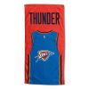 [Personalization Only] OFFICIAL NBA Jersey Personalized Beach Towel - Oklahoma City Thunder - Personalization Only