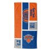 [Personalization Only] OFFICIAL NBA Colorblock Personalized Beach Towel - New York Knicks - Personalization Only