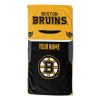 [Personalization Only] OFFICIAL NHL Jersey Personalized Beach Towel - Bruins - Personalization Only