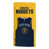 [Personalization Only] OFFICIAL NBA Jersey Personalized Beach Towel - Denver Nuggets - Personalization Only