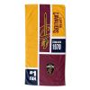 [Personalization Only] OFFICIAL NBA Colorblock Personalized Beach Towel - Cleveland Cavaliers - Personalization Only