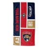 [Personalization Only] OFFICIAL NHL Colorblock Personalized Beach Towel - Florida Panthers - Personalization Only