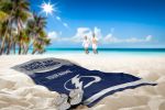 [Personalization Only] OFFICIAL NHL Jersey Personalized Beach Towel - Lightning - Personalization Only