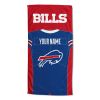 [Personalization Only] OFFICIAL NFL Jersey Personalized Beach Towel - Buffalo Bills - Personalization Only