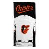 [Personalization Only] OFFICIAL MLB Jersey Personalized Beach Towel - Baltimore Orioles - Personalization Only