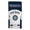 [Personalization Only] OFFICIAL MLB Jersey Personalized Beach Towel - Seattle Mariners - Personalization Only