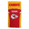 [Personalization Only] OFFICIAL NFL Jersey Personalized Beach Towel - Kansas City Chiefs - Personalization Only