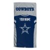 [Personalization Only] OFFICIAL NFL Jersey Personalized Beach Towel - Dallas Cowboys - Personalization Only