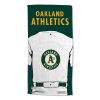 [Personalization Only] OFFICIAL MLB Jersey Personalized Beach Towel - Oakland Athletics - Personalization Only