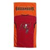 [Personalization Only] OFFICIAL NFL Jersey Personalized Beach Towel - Tampa Bay Buccaneers - Personalization Only