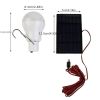 15W Portable Solar LED Bulb; Solar Powered Light Charged Solar Energy Lamp Flashlight For Outdoor Fishing Camping - 1pc