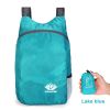 Lightweight Foldable Nylon Hiking Backpack For Camping Hiking Climbing Trekking - Lake Blue*3